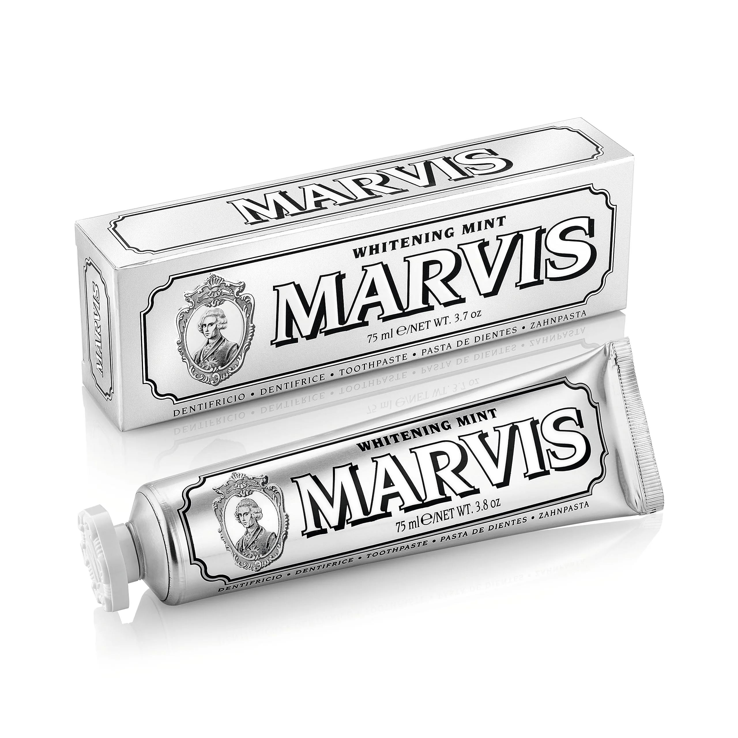 Marvis Whitening Mint Toothpaste, 108 g (3.8 oz) | Luxury Italian Whitening Toothpaste for a Brighter Smile - main product image