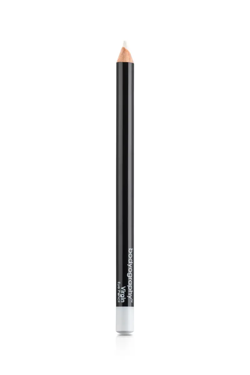 Bodyography Cream Eye Pencil Virgin - White Wooden Eyeliner for Eyes & Eyebrows, Long-Lasting Cruelty-Free Coconut Oil Cosmetic Liner - main product image