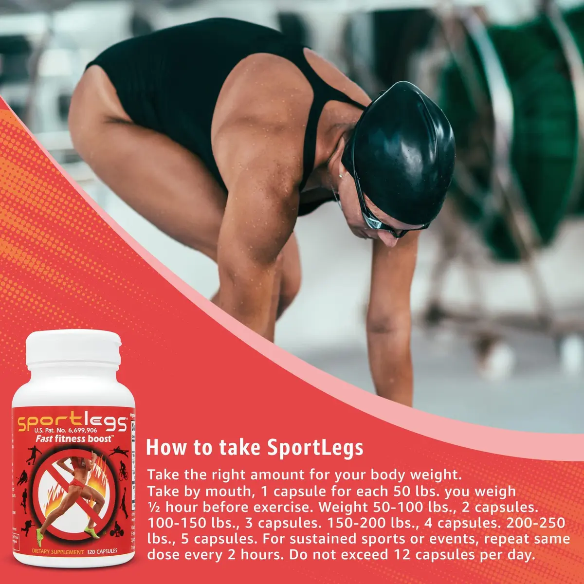 SPORTLEGS Lactate Fuel Pre-Workout Training Aid 120 Count | Supports Natural Lactate System, No Stimulants - view 7