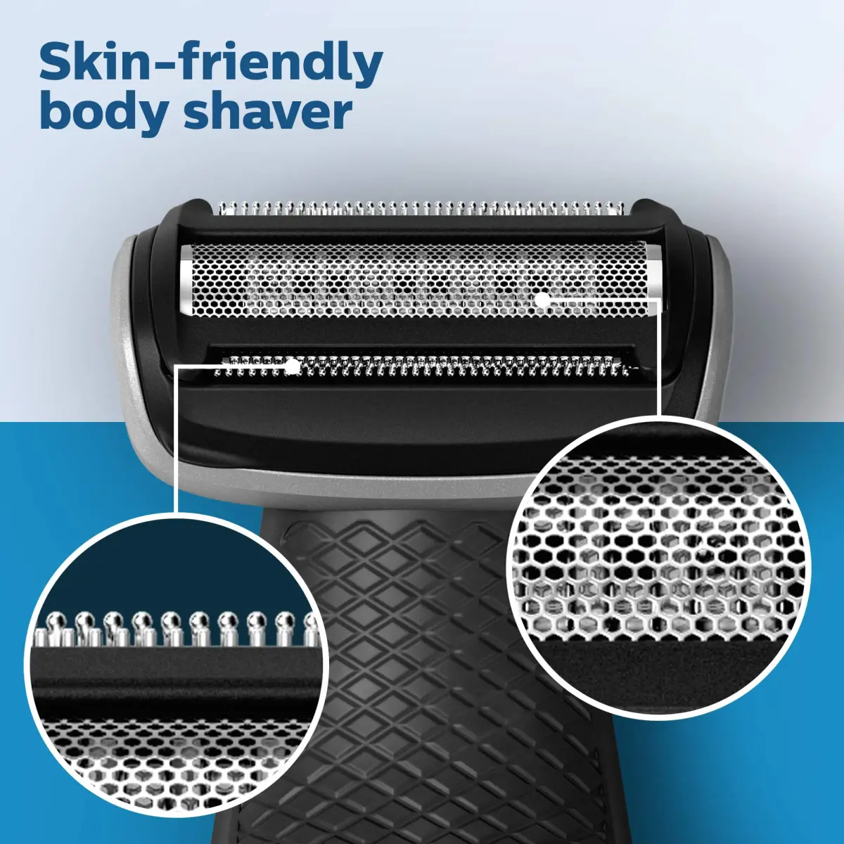Philips Norelco BG2000/40 Bodygroom Replacement Foil Head | Stainless Steel, 1 Count - view 3