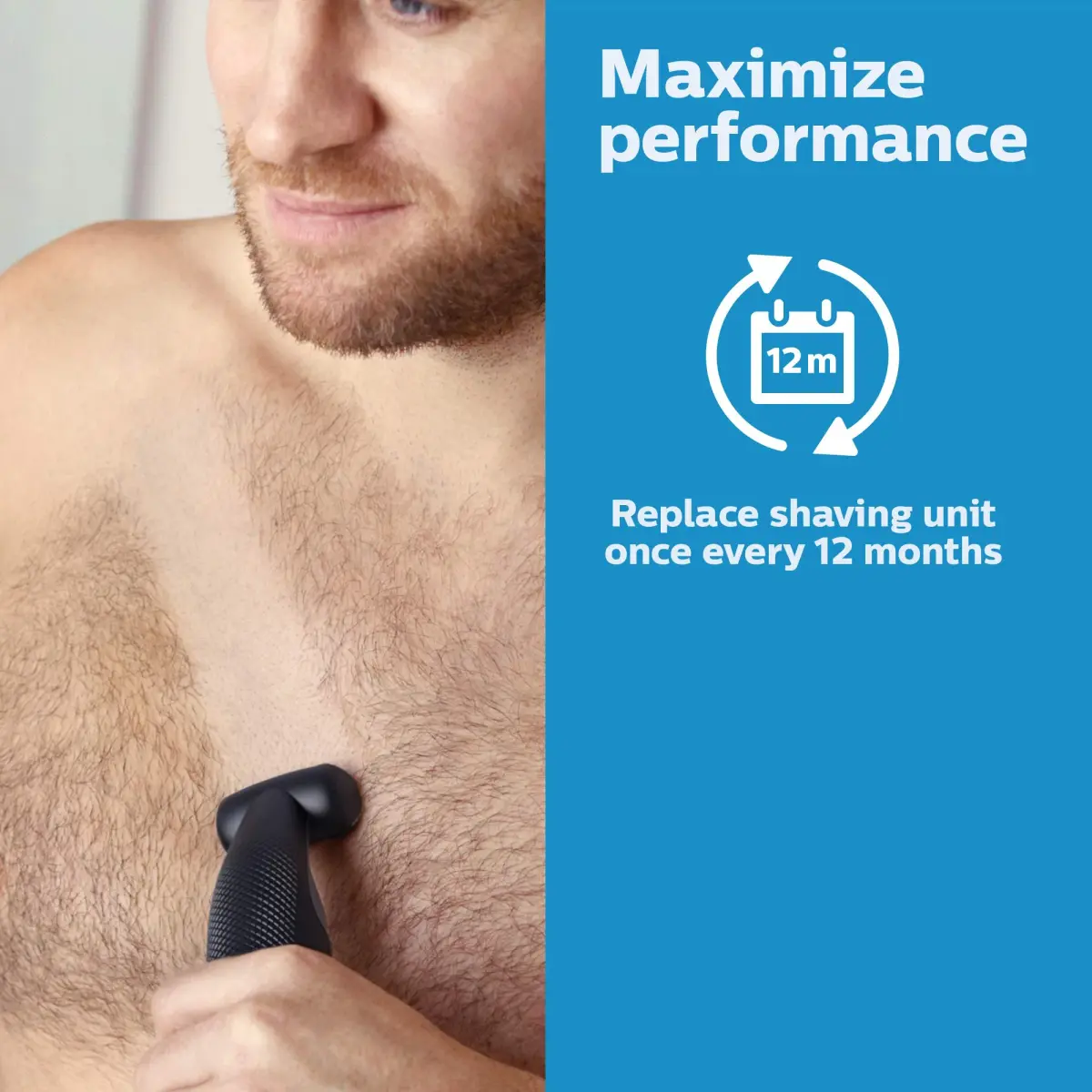 Philips Norelco BG2000/40 Bodygroom Replacement Foil Head | Stainless Steel, 1 Count - view 4