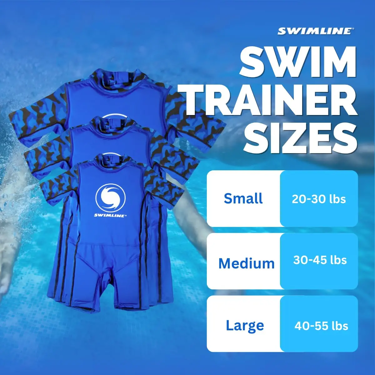 Swimline Kids Floatation Swimsuit Trainer Vest | Supportive Water Confidence for 20-55 lb | USA Import - view 6