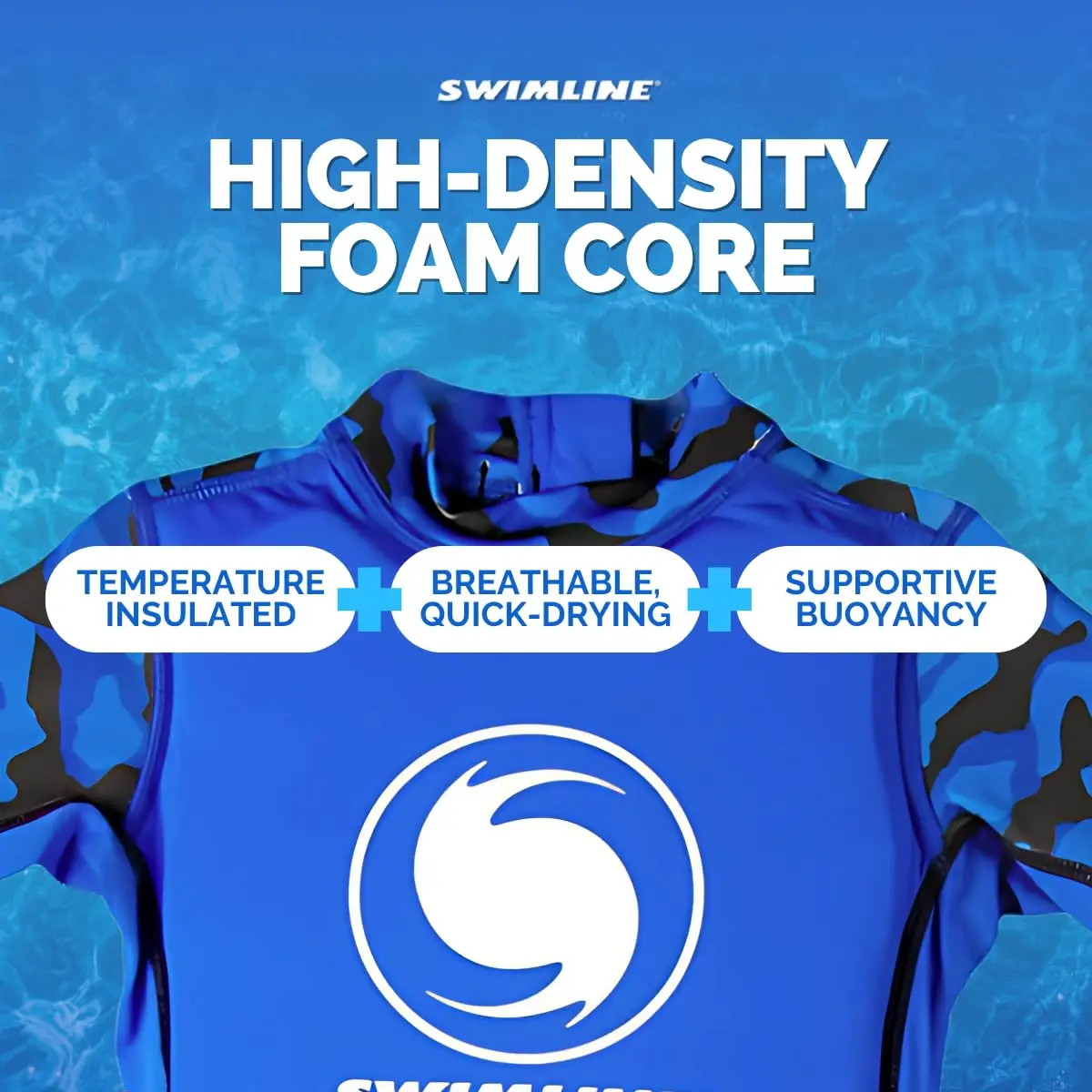 Swimline Kids Floatation Swimsuit Trainer Vest | Supportive Water Confidence for 20-55 lb | USA Import - view 3