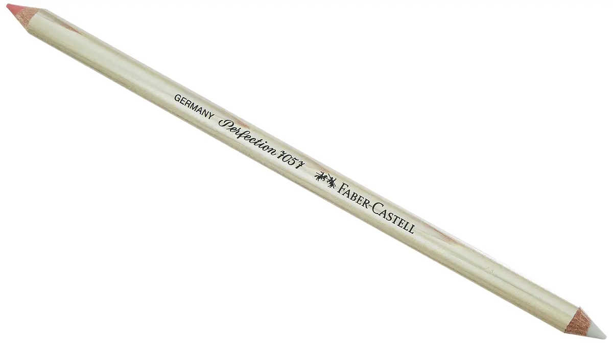 Faber-Castell Miscellaneous Perfection 7057 Eraser Pencil | Dual End PVC-Free Eraser for Artists & Students - main product image