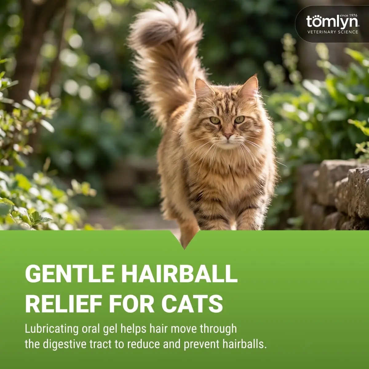 Tomlyn Hairball Gel for Cats Tuna 4.25 oz | Supports Digestive Health & Hairball Prevention - view 2