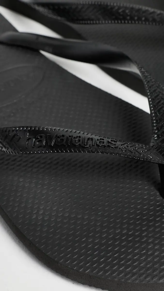 Havaianas Men's Top Flip Flop Sandal Black 27 cm (10.6 in) | Durable & Versatile Beach to City Wear - view 4