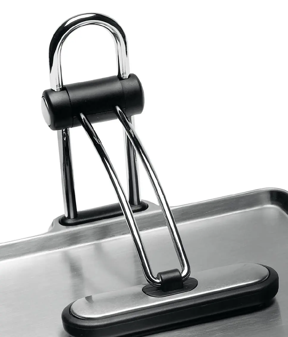 simplehuman Quick Grip Napkin Holder, Stainless Steel, Brushed | Weighted Tension Arm for One Napkin at a Time - view 3