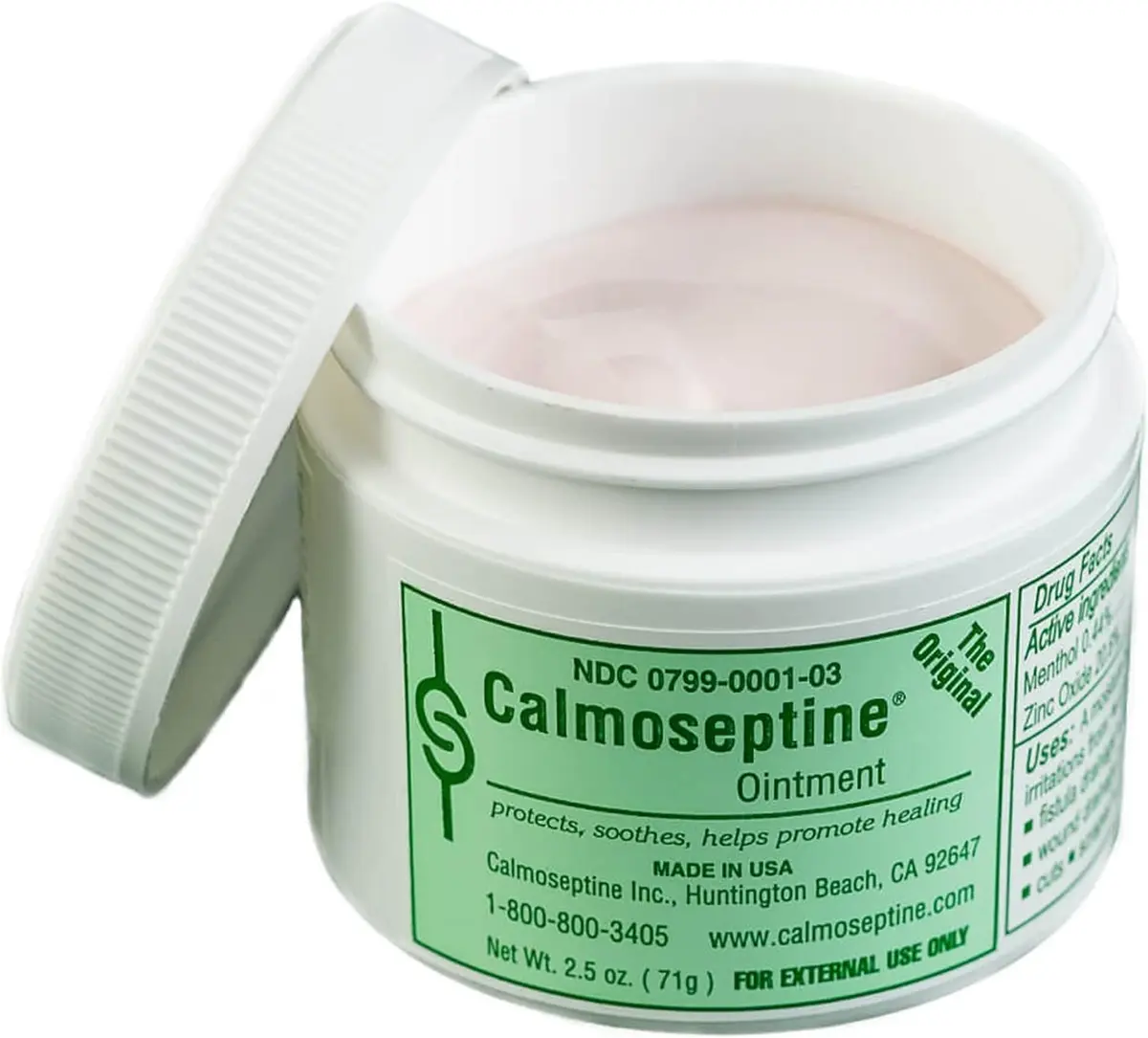 Calmoseptine Ointment 2.5 oz Jar | Skin Protectant for Diaper Rash & Wounds - view 5