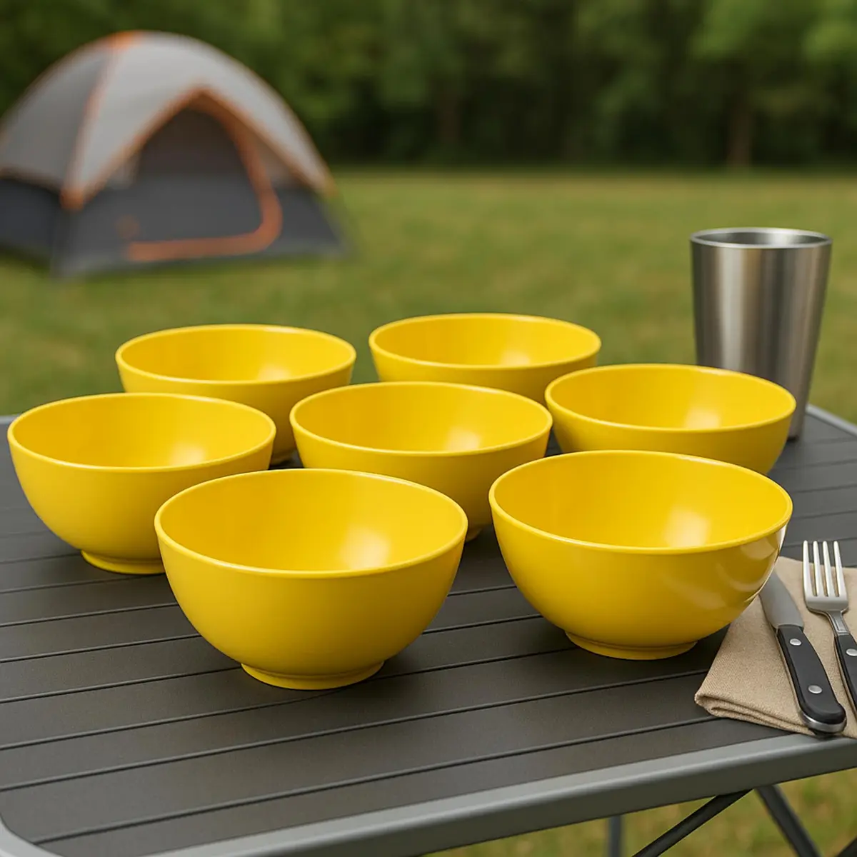 Reston Lloyd 16 oz Melamine Cereal Bowls Set of 6 | BPA Free, Break-Resistant, Dishwasher Safe - view 2