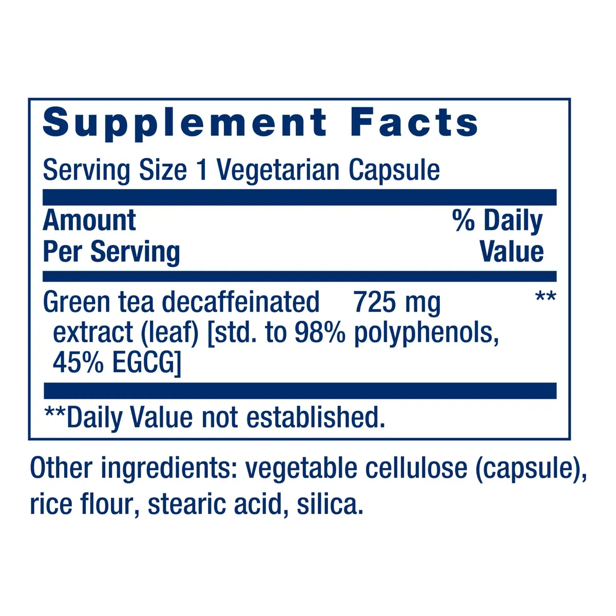 Life Extension Decaffeinated Mega Green Tea Extract, 100 Capsules | Supports Heart, Brain & Cellular Health - view 3