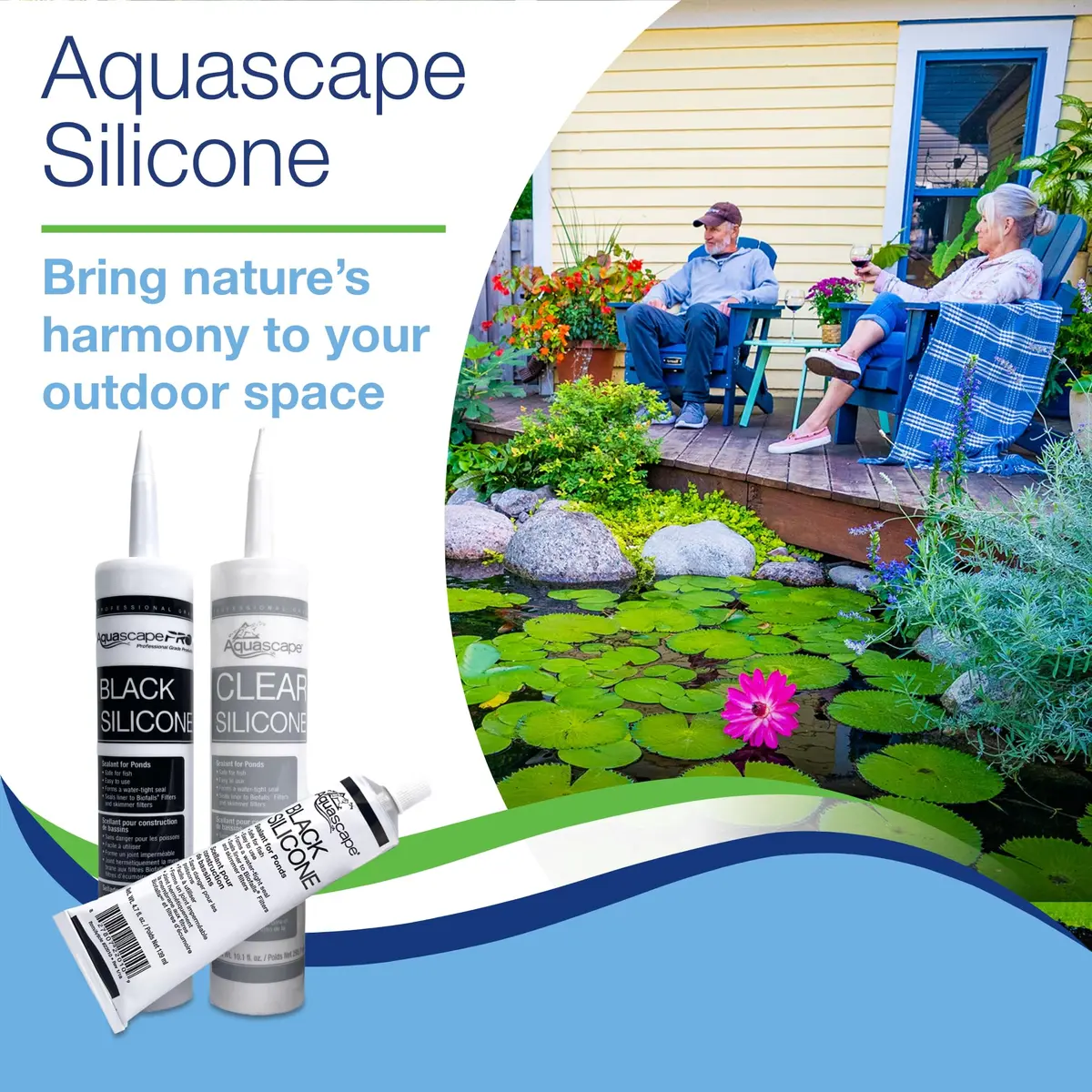 Aquascape Black Silicone Sealant – Fish-Safe Waterproof Silicone for Ponds, Aquariums, Terrariums, and Home Repairs, 4.7 oz Tube, 22010 - view 4