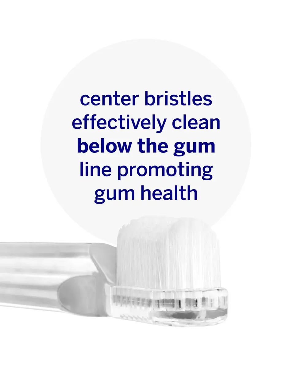Supersmile New Generation 45° Toothbrush | Soft DuPont Bristles, Clear, Ergonomic Handle - view 4
