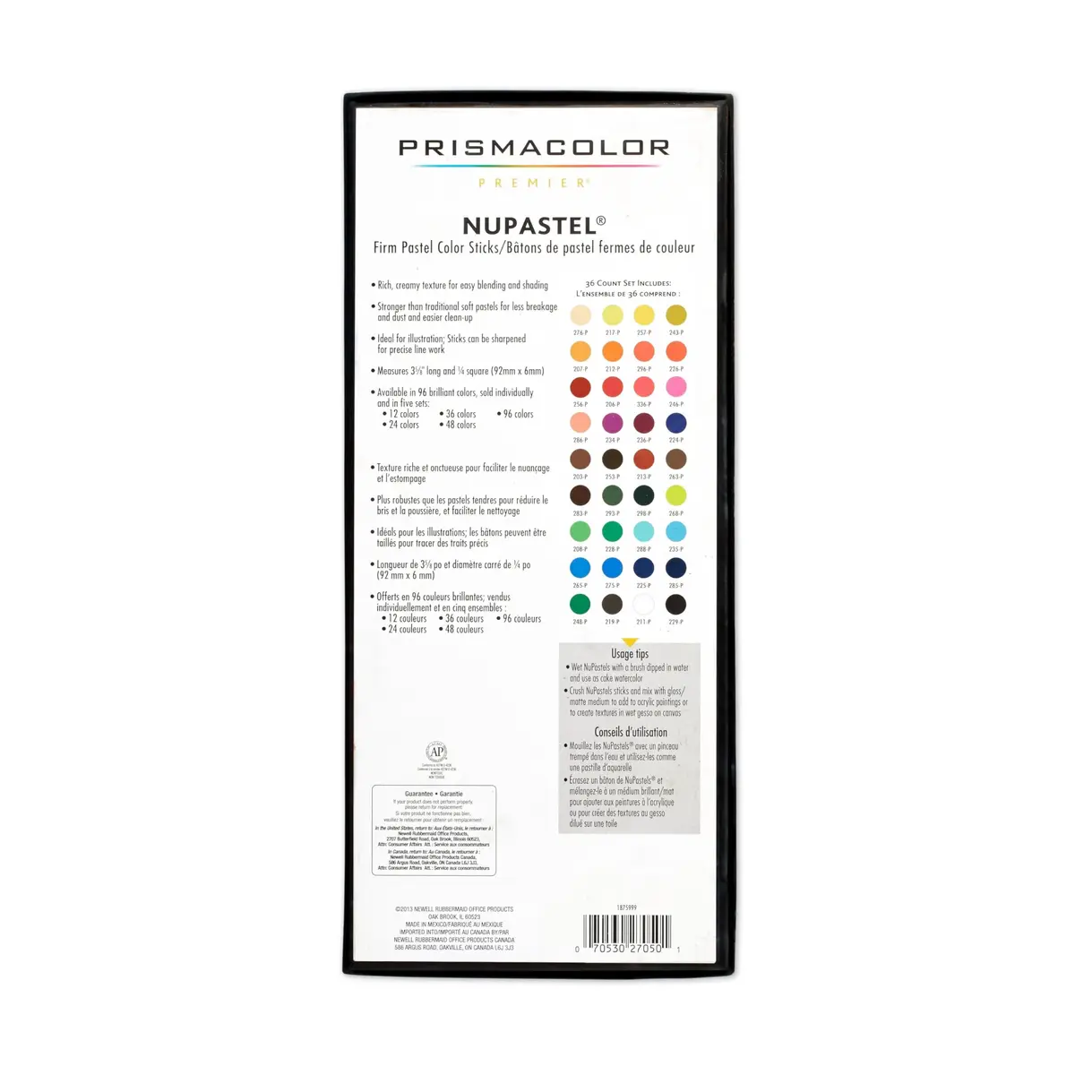 Prismacolor Premier NuPastel Firm Pastel Sticks 36 Count | Artist-Grade Blendable Color Sticks - view 3