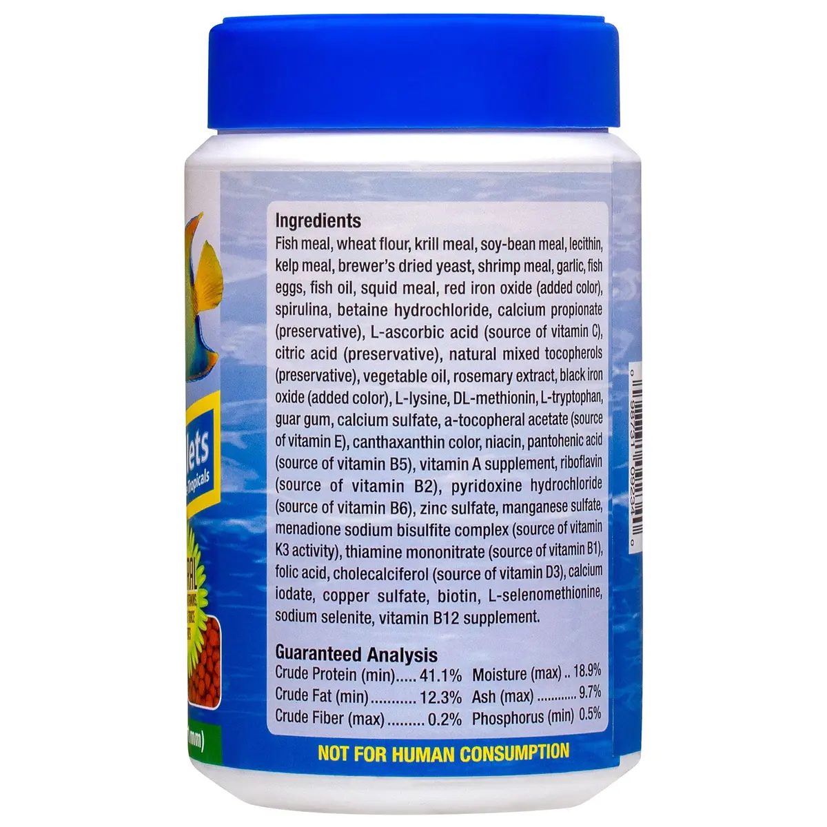 Ocean Nutrition Fish Food - Tropical Fish Food, Soft Moist Sinking Pellets, High Protein(41%) Guppy Fish Food, Fish Food Flakes Alternative, 14 oz (400 g), Medium Pellet - view 2