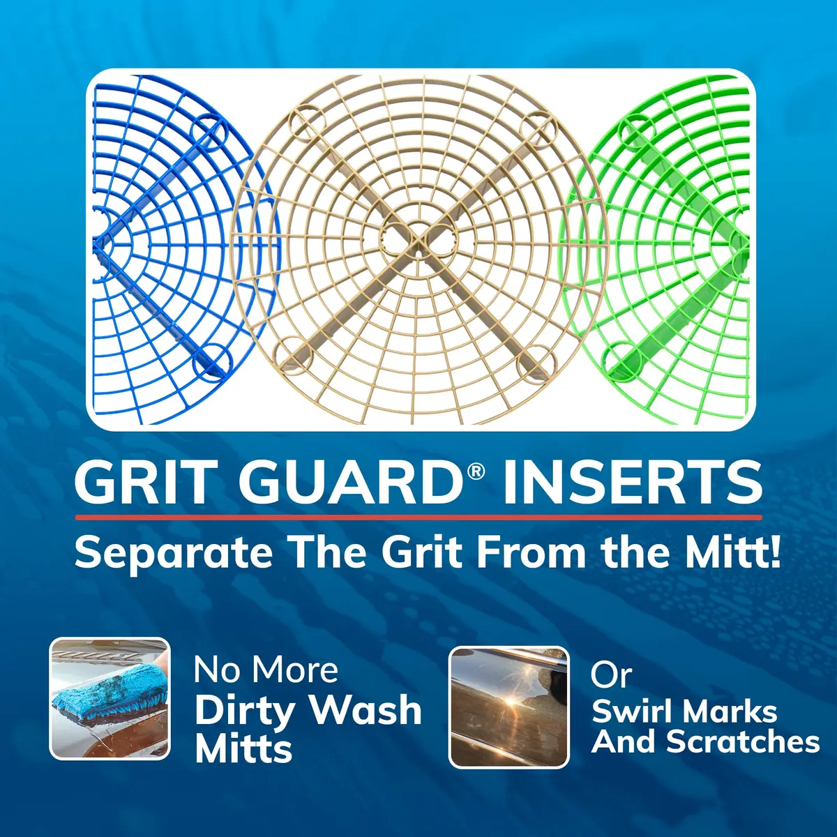 Grit Guard Original Red Bucket Insert 10" Diameter for 3.5-6 Gallon Buckets | Scratch-Free Car Washing - view 2