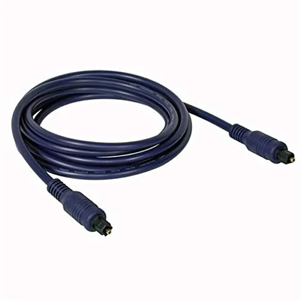 C2G Velocity Toslink Digital Audio Cable 1m (3.3 ft) Blue | High-Speed Optical Audio Transmission - main product image