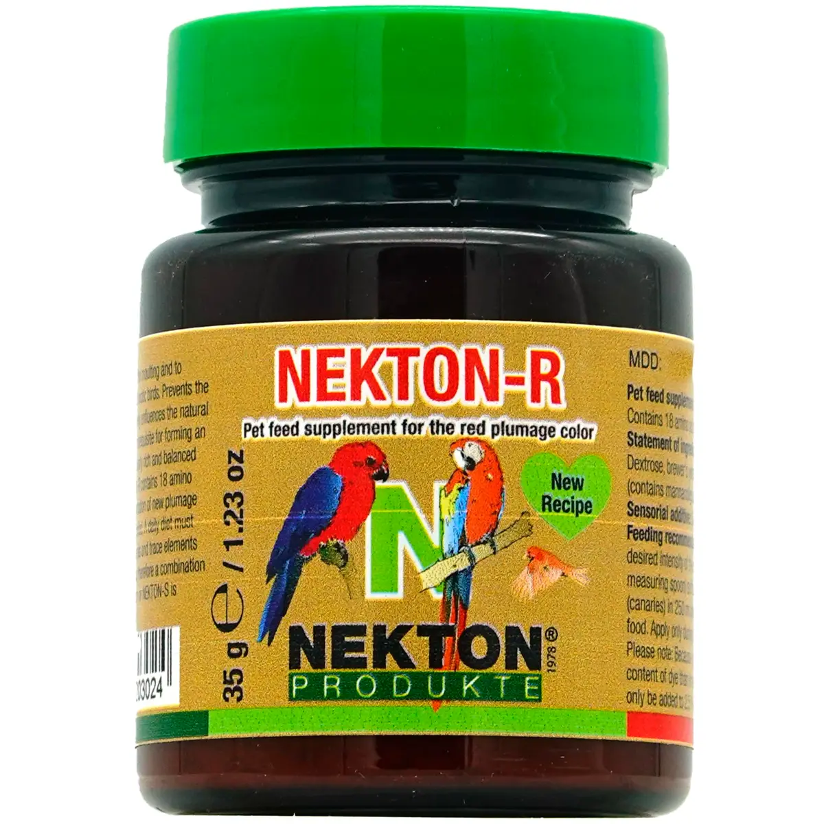 Nekton-R Enhances Red Color in Birds 35g | Supports Vibrant Feathers in Indian Climates - main product image