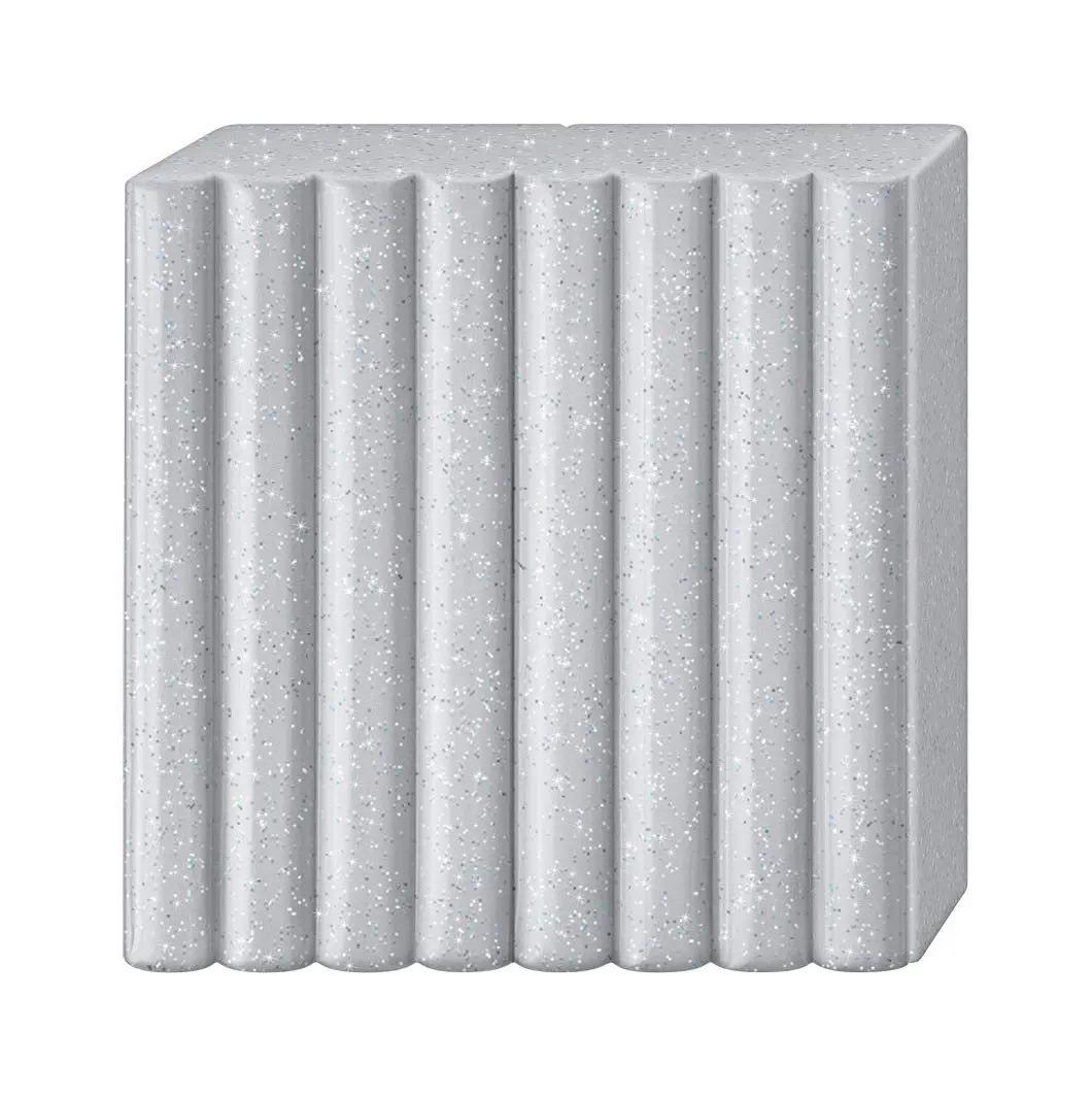 Staedtler Oven-Hardening Modelling Clay 1pack Silver Glitte | Sparkly, Pliable, Oven-Ready Craft Material - view 2