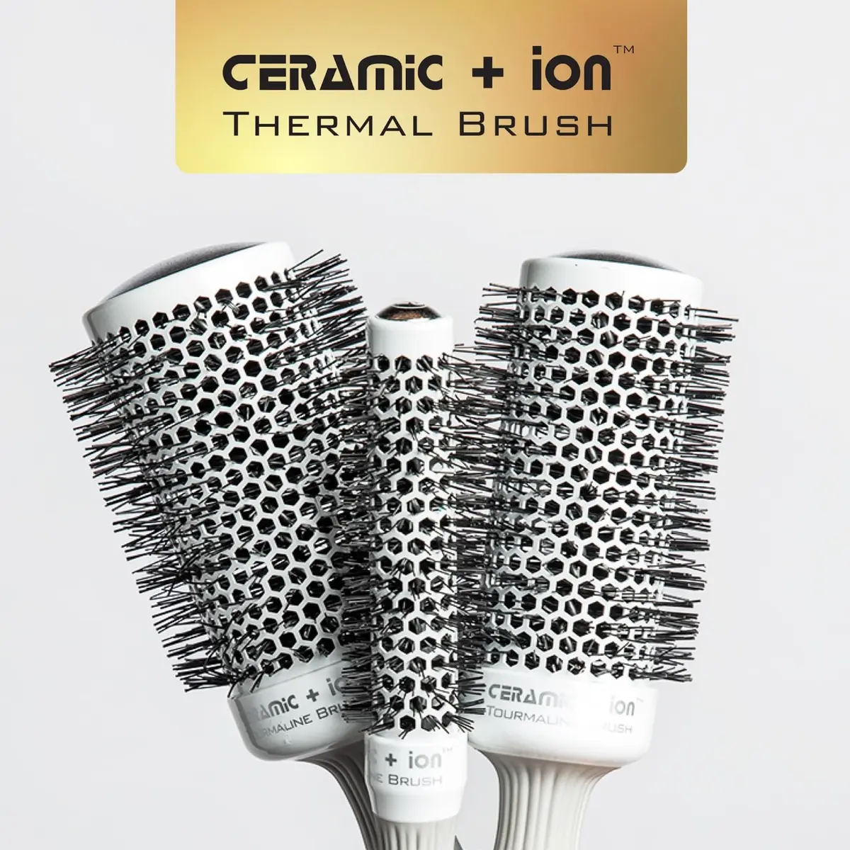 Olivia Garden Ceramic + Ion Round Thermal Hair Brush 1" (25mm) | Professional Blowout Brush for Normal to Thick Hair - view 6