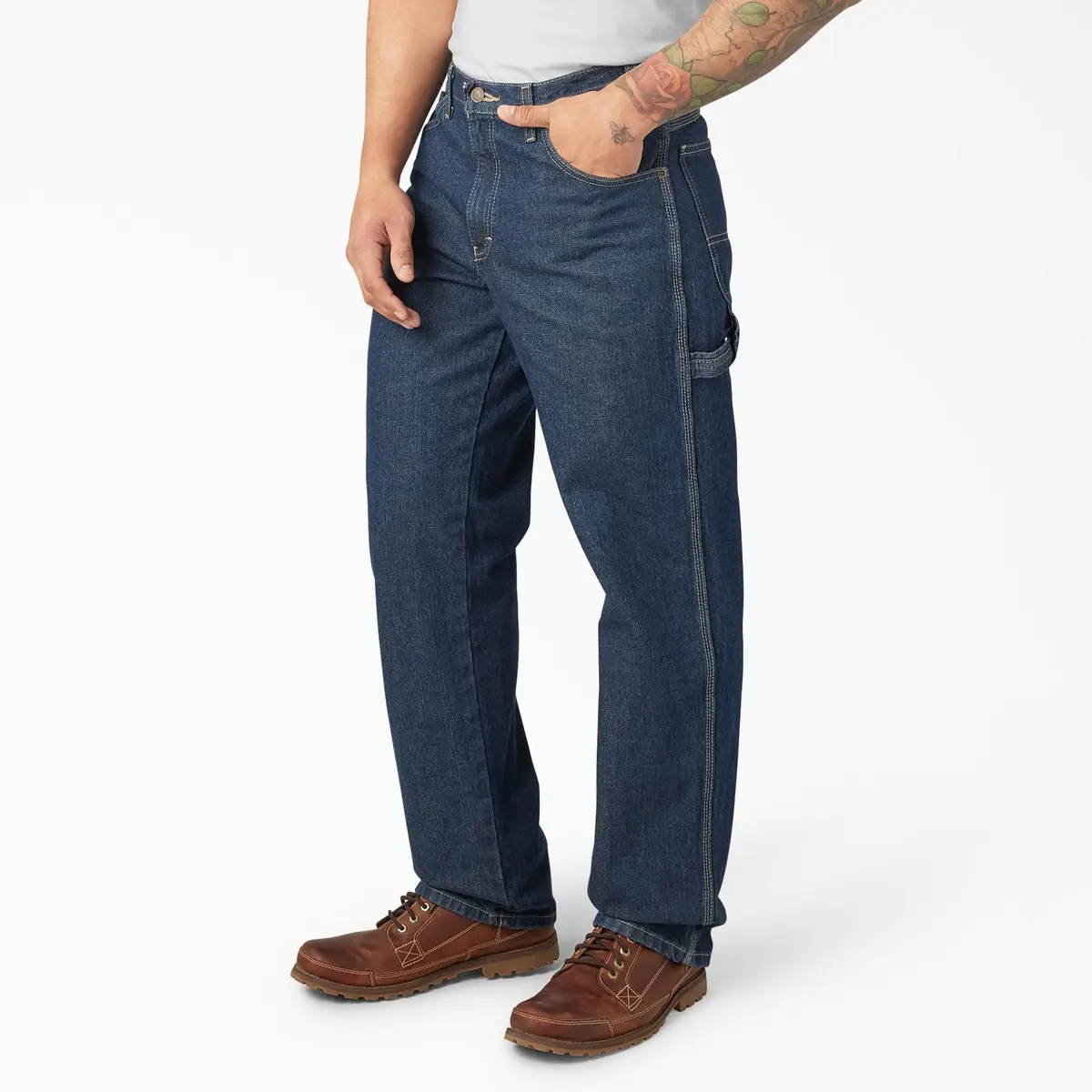 Dickies Relaxed Fit Carpenter Jeans 40W x 30L | Heavyweight Denim for Work & Casual (120 chars) - view 3