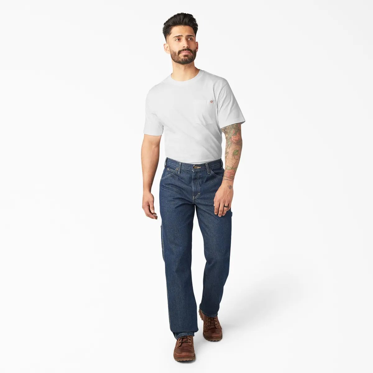 Dickies Relaxed Fit Carpenter Jeans 40W x 30L | Heavyweight Denim for Work & Casual (120 chars) - view 4