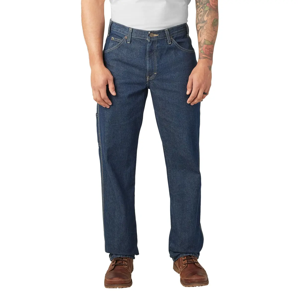Dickies Relaxed Fit Carpenter Jeans 30W x 30L | Heavyweight Denim for Work & Casual (120 chars) - main product image