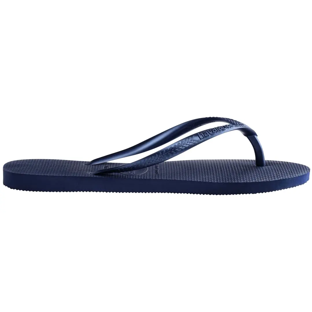 Havaianas Women's Slim Flip Flops Sandals - Navy Blue | Sleek, Cushioned, Summer Beachwear (70-120 chars) - view 6