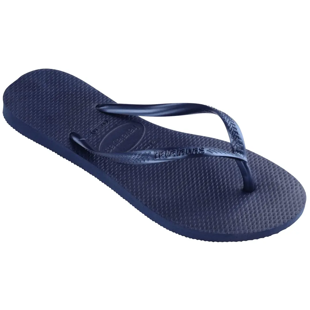 Havaianas Women's Slim Flip Flops Sandals - Navy Blue | Sleek, Cushioned, Summer Beachwear (70-120 chars) - view 4