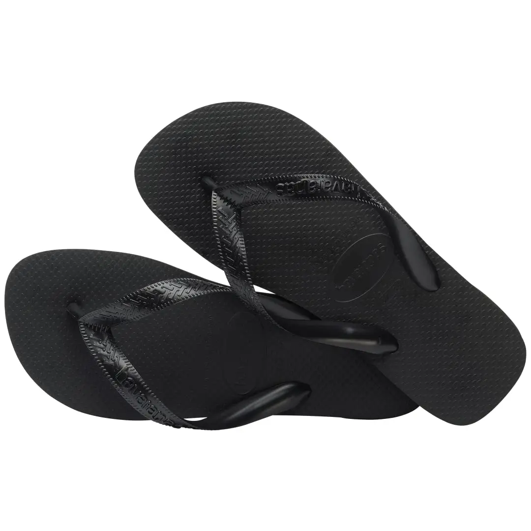 Havaianas Top Flip Flops for Women - Summer Style Sandals - Black, 7-8 | Vibrant, Durable, Brazilian Summer Footwear - view 6