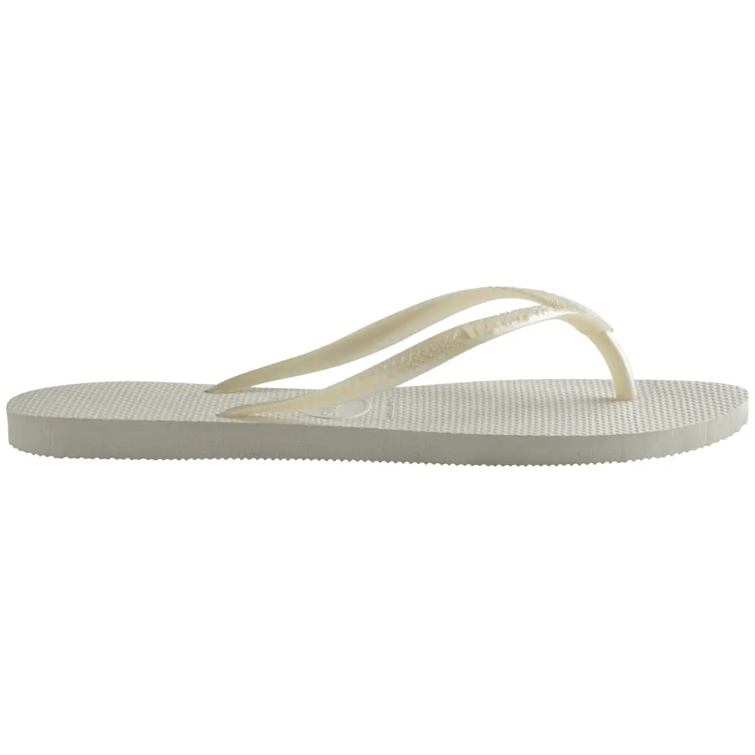 Havaianas Women's Slim Flip Flops Sandals - White, 7/8 | Sleek, Comfortable, Durable Summer Footwear - view 5