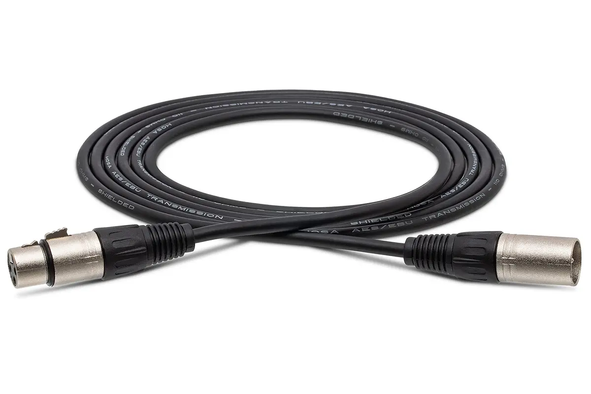 Hosa AES/EBU Cable 10 Foot | Professional Digital Audio Connection - main product image