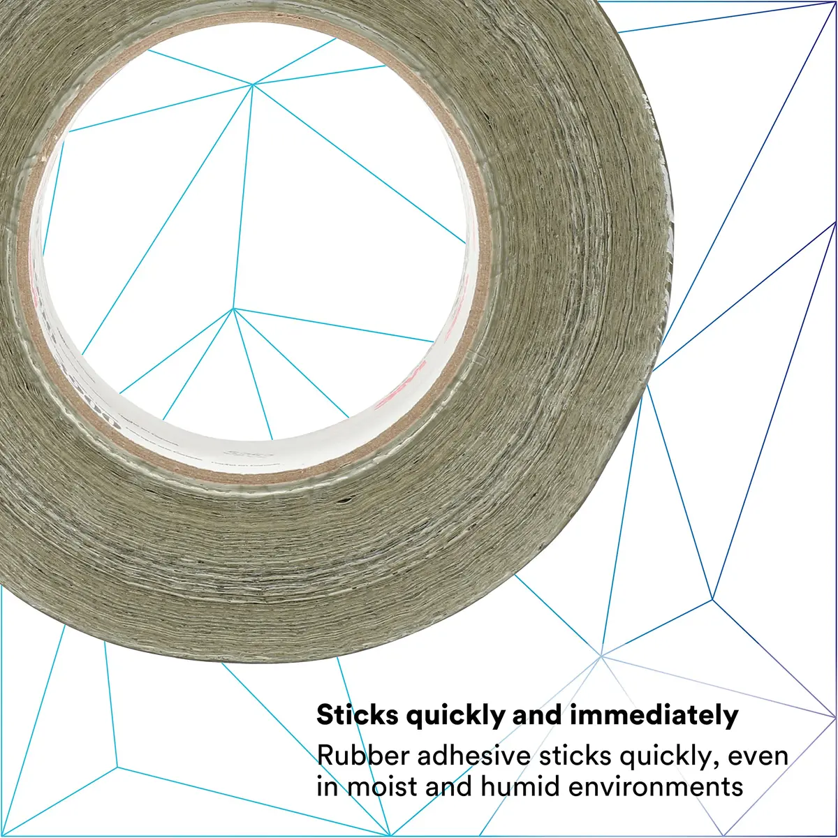 3M Multi-Purpose Duct Tape 3900 | Water Resistant, Olive Color, 48 mm x 54.8 m, Rubber Adhesive - view 4