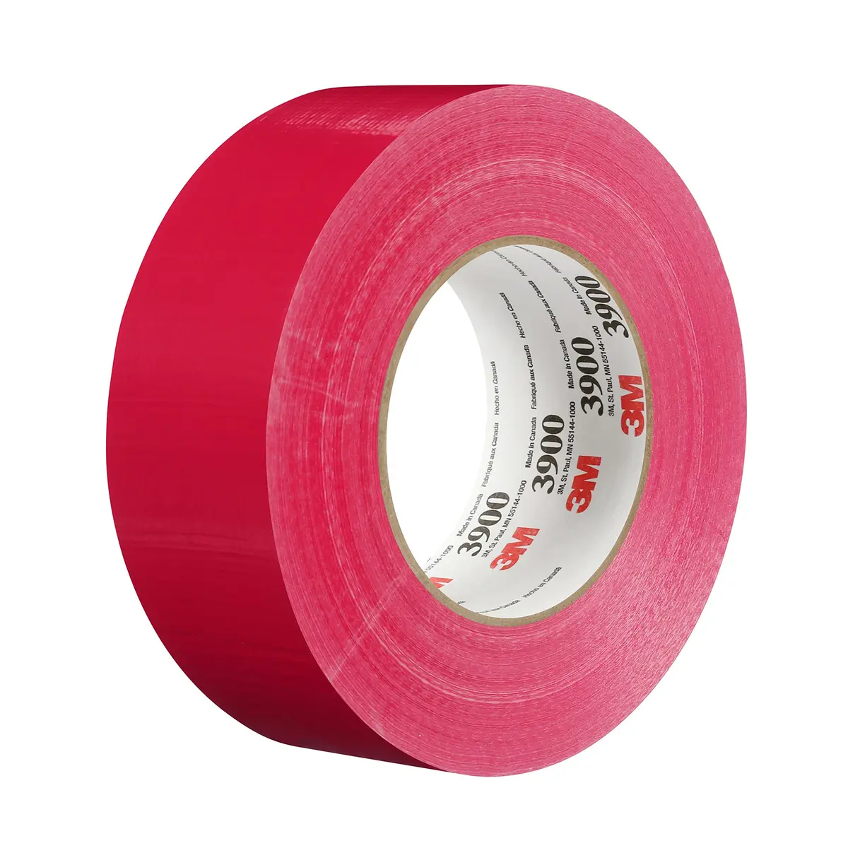 3M Multi-Purpose Duct Tape 3900 | Water Resistant Rubber Adhesive, 48mm x 54.8m, Red - main product image