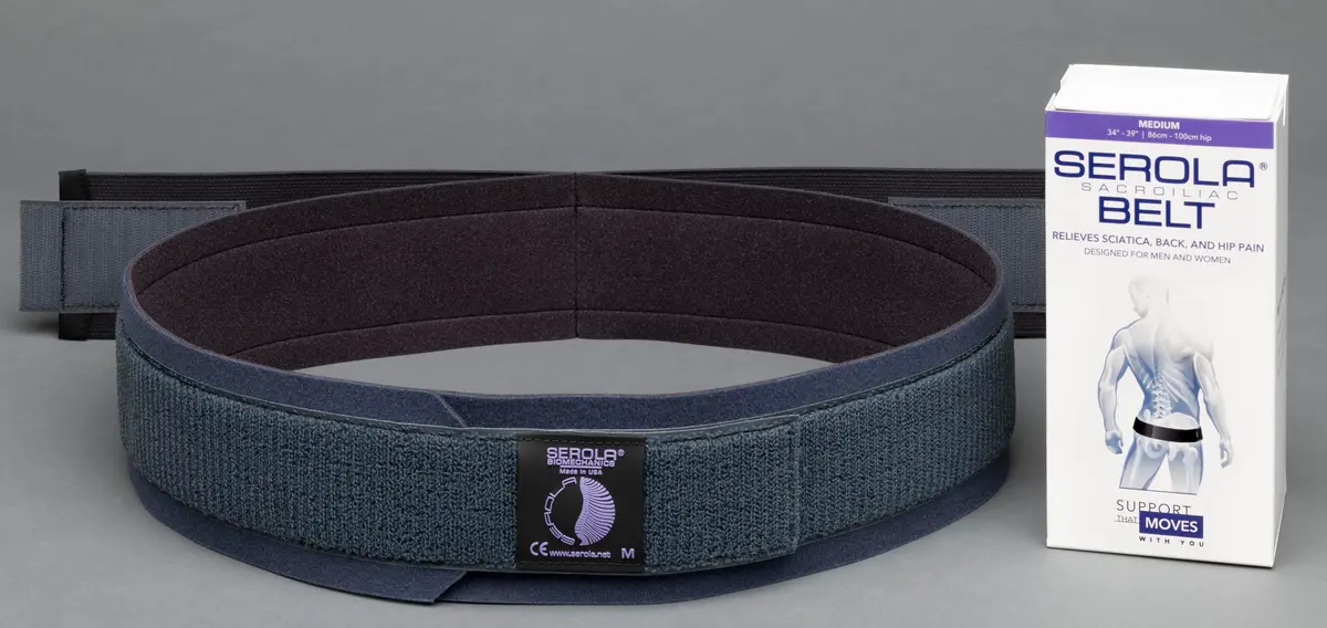 Serola Sacroiliac Belt Medium | SI Joint Dysfunction Support for Lower Back Pain - view 2