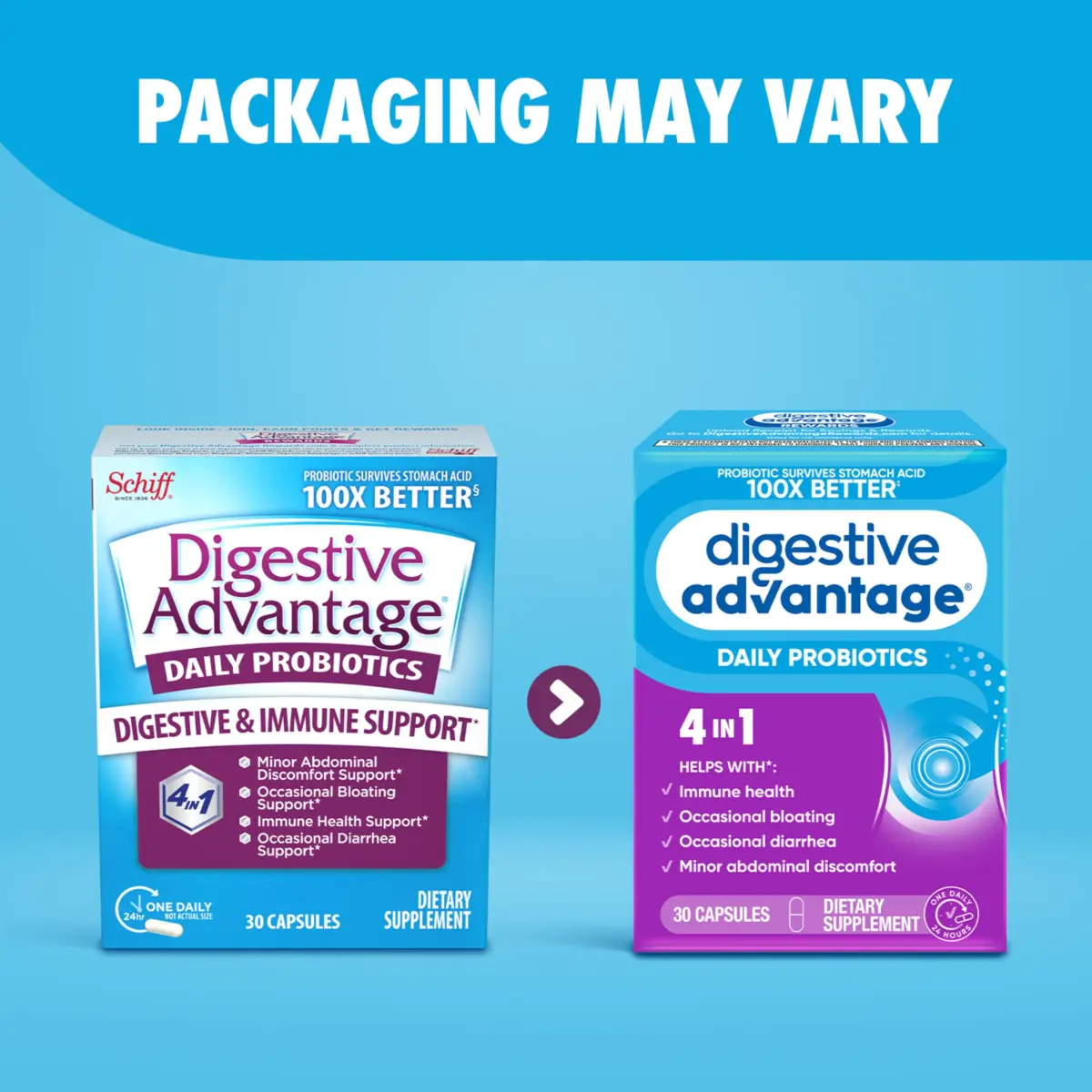 Digestive Advantage Daily Probiotic Capsules 30 Count | Survives 100x Better, Promotes Digestive Health - view 6