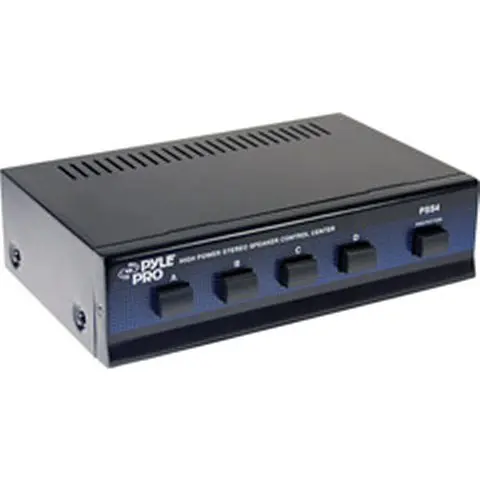 Pyle 4-Channel High Power Stereo Speaker Selector - A/B/C/D | 4 Pairs of Speakers, 100W/Channel, 14-Gauge Wires - view 4