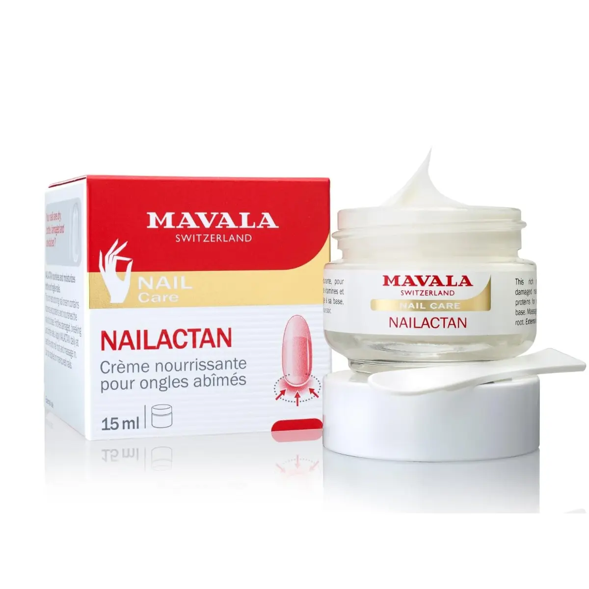 MAVALA Nail Care Nailactan Nutritive 0.5 Oz | Nourishing, Moisturizing Nail & Cuticle Cream for Damaged Nails - main product image