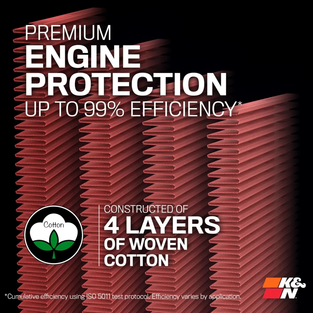 K&N Engine Air Filter: Reusable, Washable, 75,000 Mile Service, 33-2361 | Compatible with Suzuki Grand Vitara & Escudo (2000-2015) - view 8