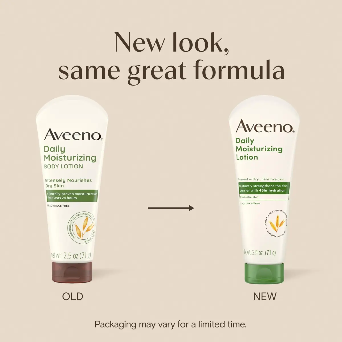Aveeno Daily Moisturizing Fragrance-Free Body Lotion, 2.5 oz - view 2