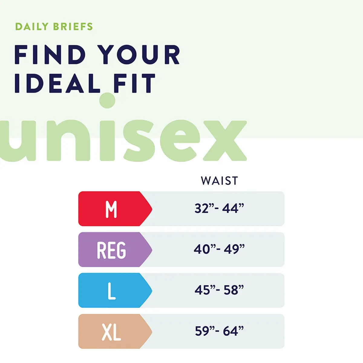Prevail Per-Fit Daily Briefs XL | Heavy Absorbency Night & Day Comfort (70-120 chars) - view 3
