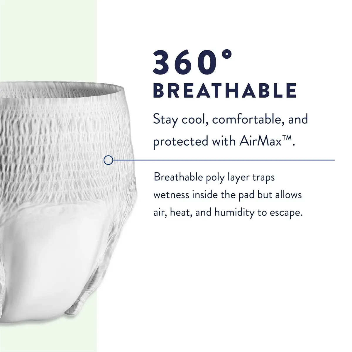 Prevail Per-Fit Daily Underwear, Medium, 80 ct | Optimum Leakage Safety for Severe Incontinence - view 5