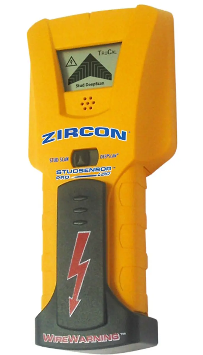 Zircon StudSensor Pro LCD Deep-Scanning Stud Finder with How-To Guide | Locates Wood & Metal Studs Up to 1-1/2-Inch Deep - view 2