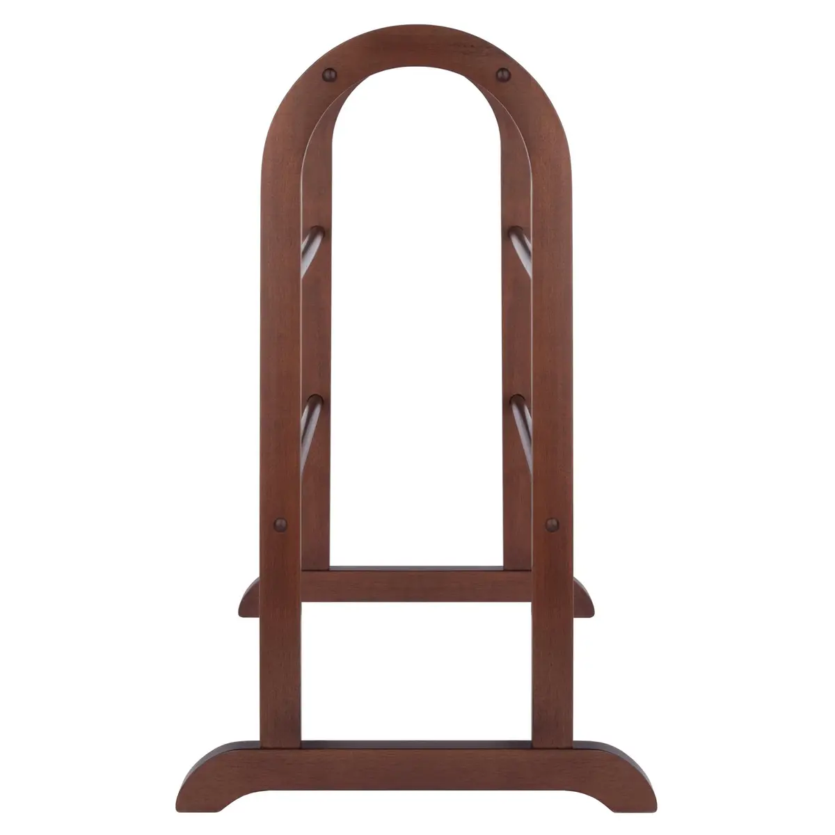Winsome Eleanor Quilt Rack with 6 Rungs, Antique Walnut 76.2 cm (30 in) H | Freestanding Blanket Organizer - view 5