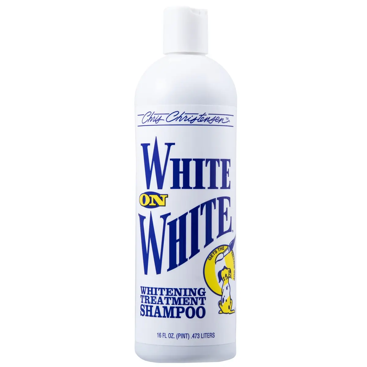 Chris Christensen White on White Whitening Dog Shampoo 473ml (16 fl oz) | Optic Intensifying Treatment for All Coats - main product image