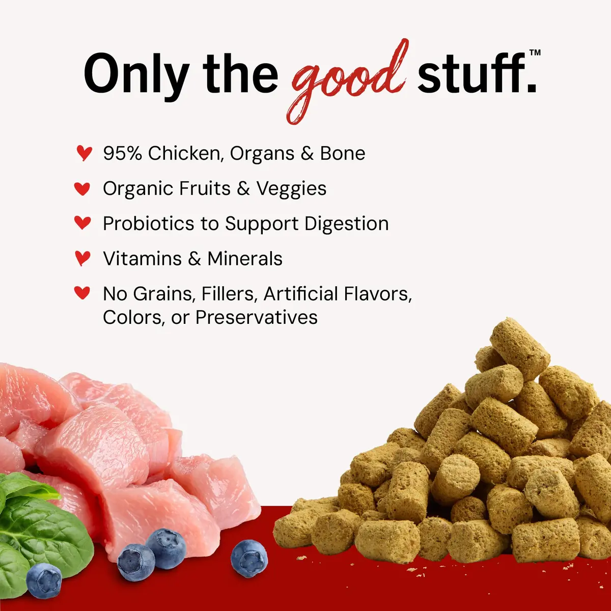 Stella & Chewy's Freeze-Dried Raw Chicken Meal Mixers Dog Food Topper 3.5oz (99g) | Picky Eater Approved - view 3