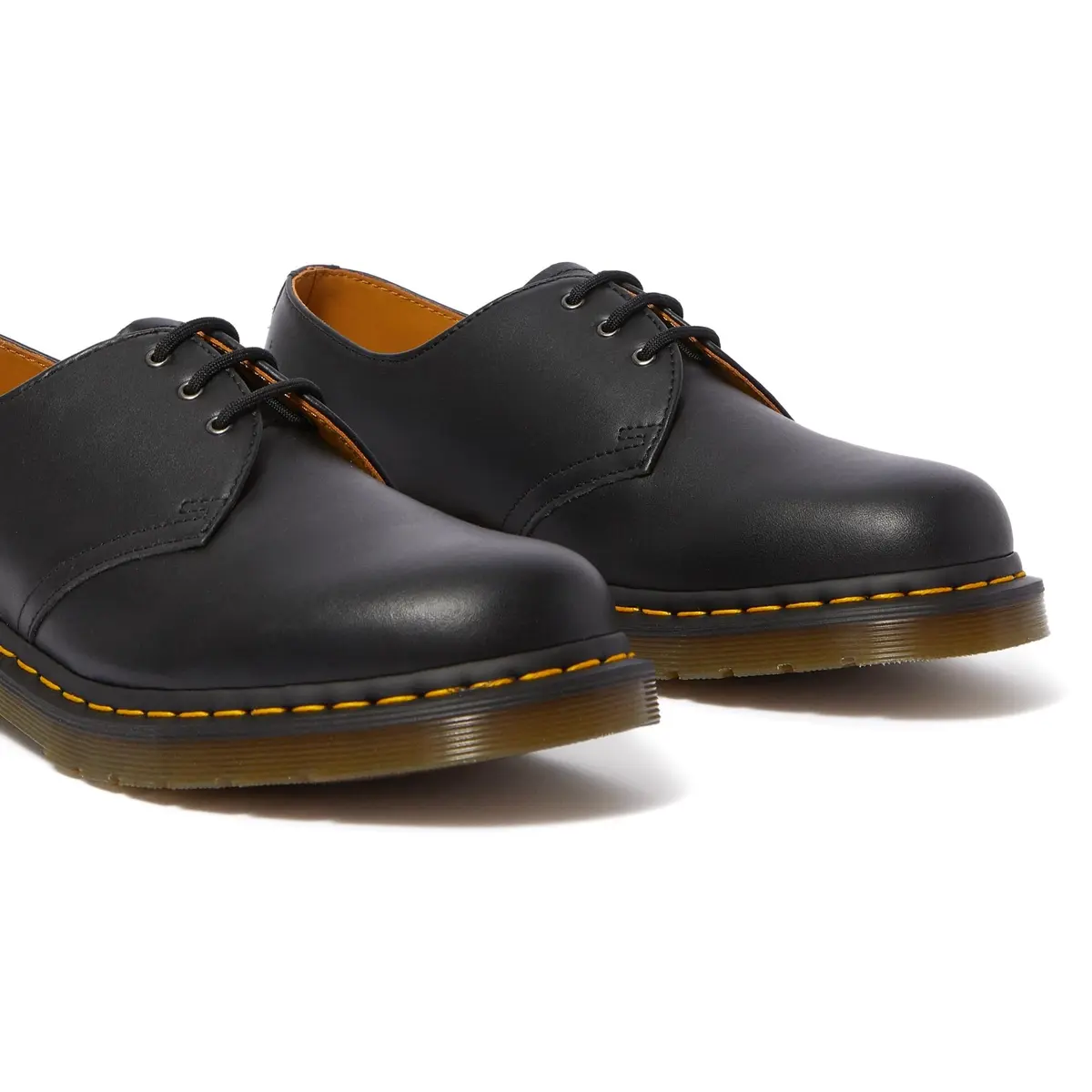 Dr. Martens 1461 Nappa Black Leather Shoes | Classic 3-Eye Oxford for Women & Men - view 3