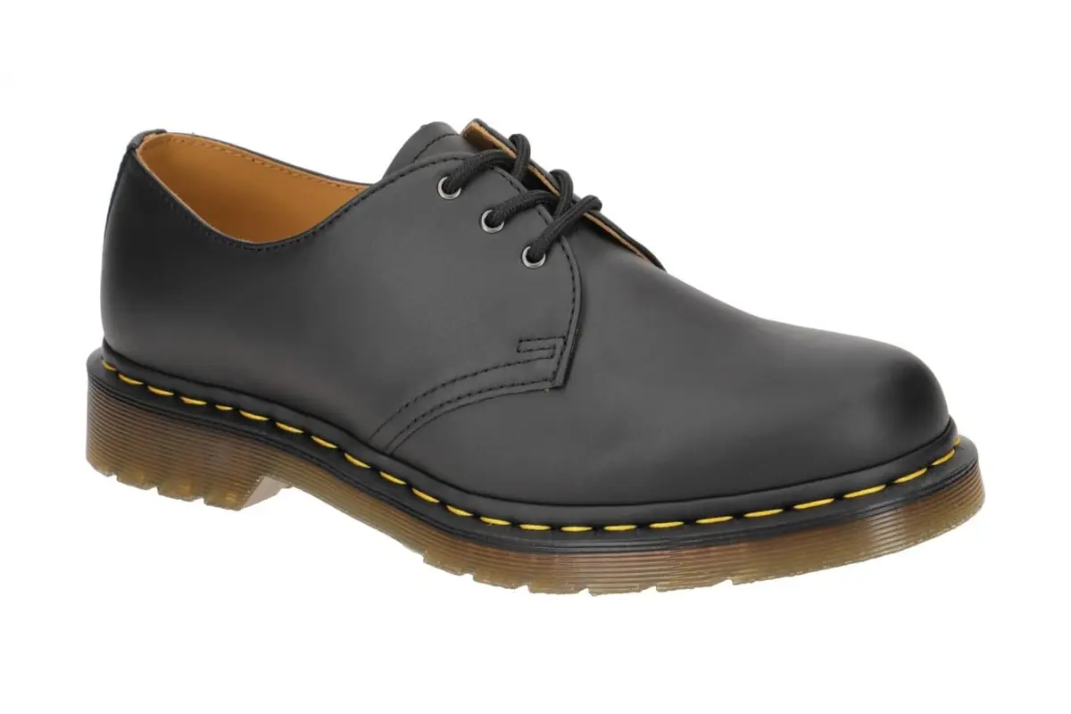 Dr. Martens 1461 Nappa Black Leather Shoes | Classic 3-Eye Oxford for Women & Men - view 4