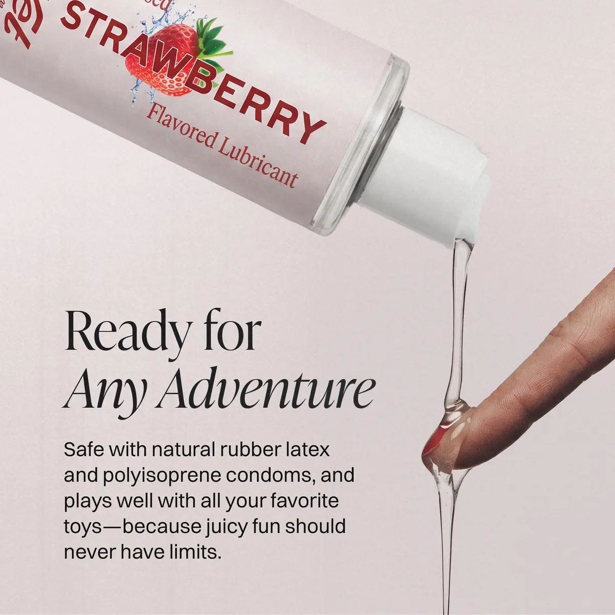 Wet Sexy Strawberry Edible Lube 3 Fl Oz | Sweet Flavor for Intimate Moments - view 5