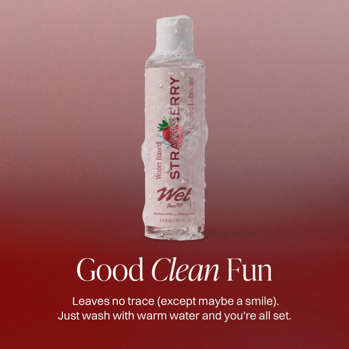 Wet Sexy Strawberry Edible Lube 3 Fl Oz | Sweet Flavor for Intimate Moments - view 4