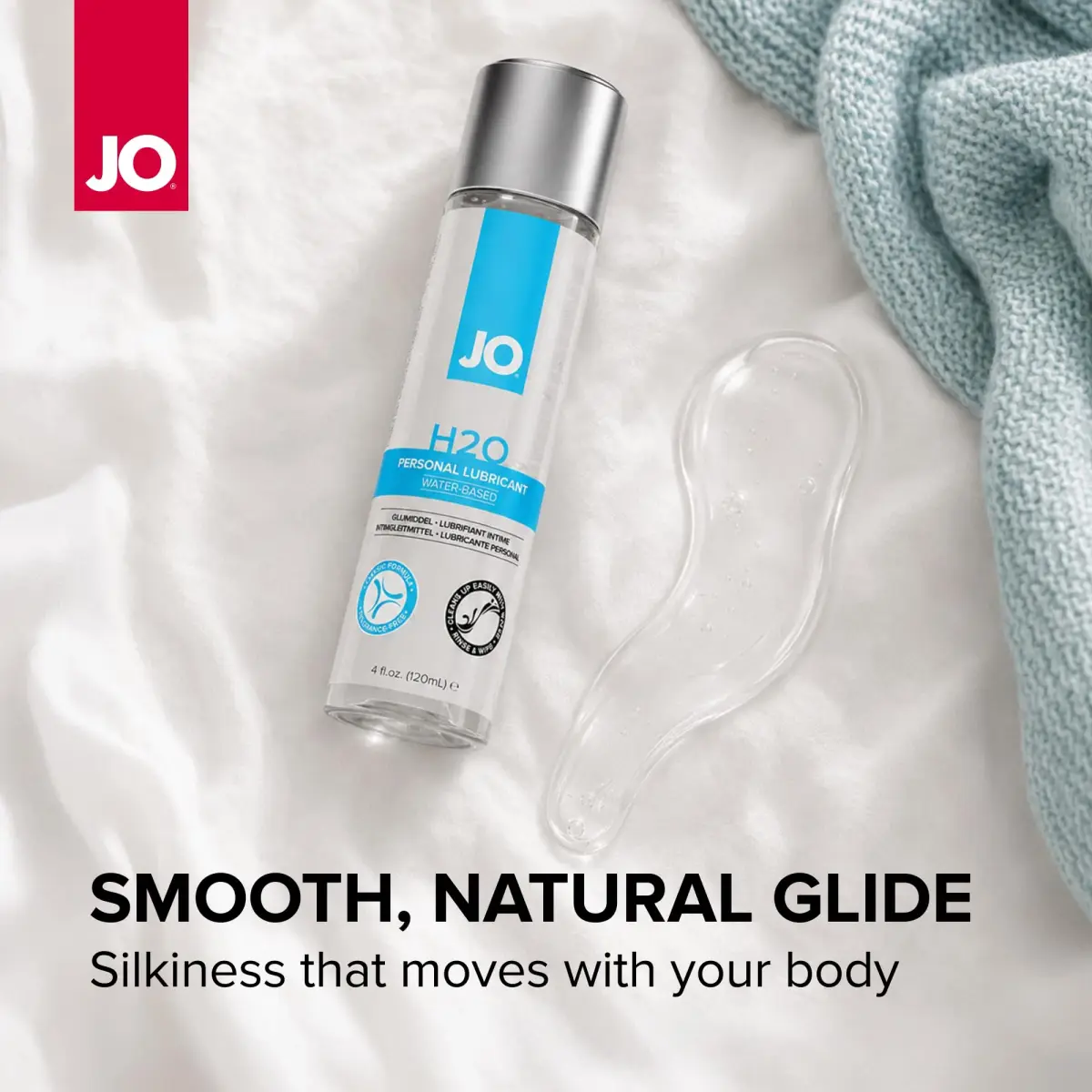 JO Original Water Based Personal Lubricant 120ml (4 fl oz) | Smooth Glide for Sex & Toys - view 3